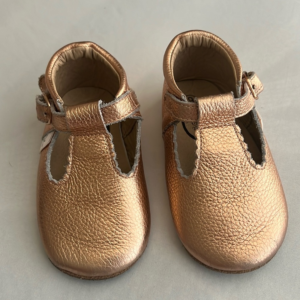 Little Love Bug Moccasin Rose Gold